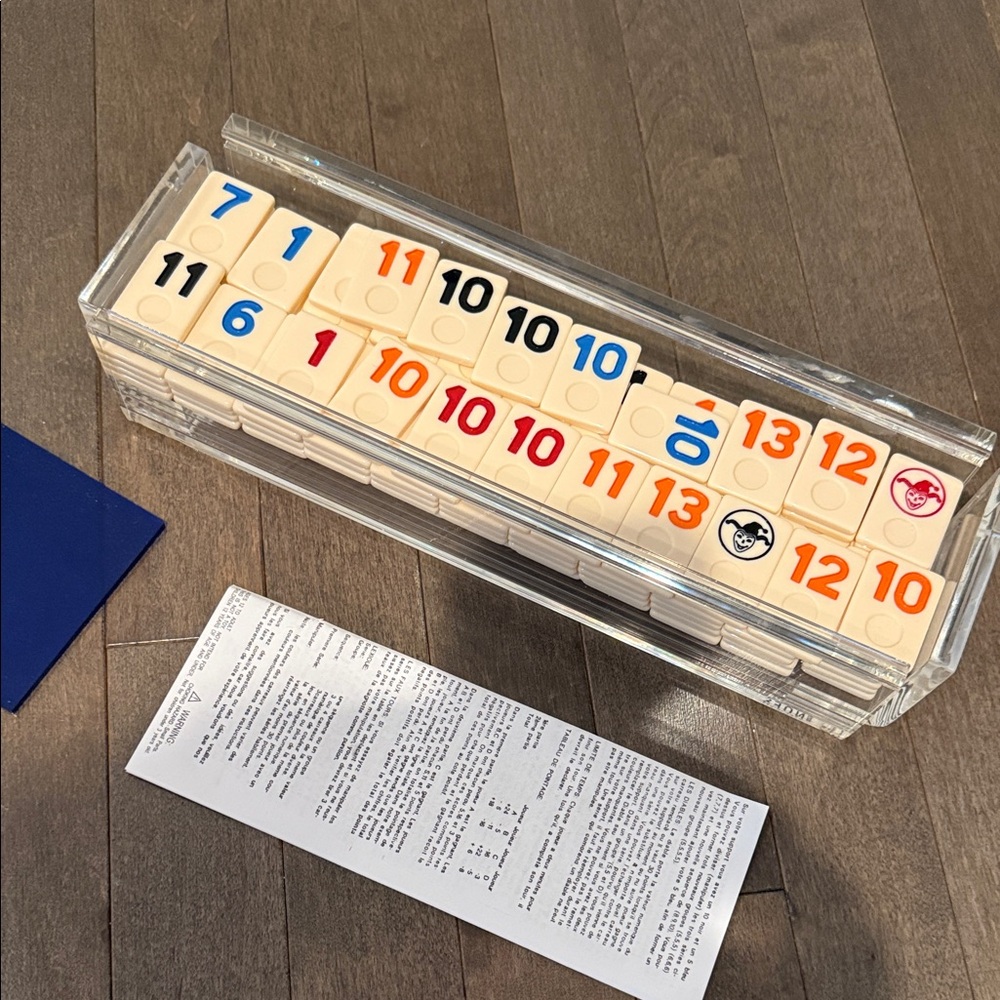 Lucite Rummikub Set - Picture 2 of 2